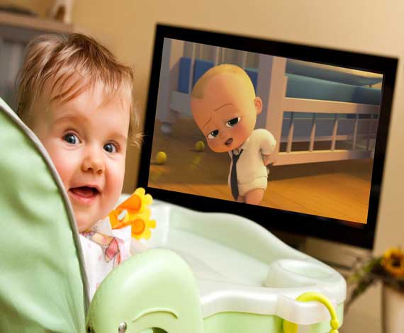تلوزیون دیدن نوزاد در ست است یا خیر